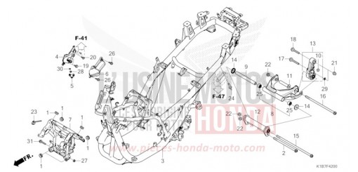 FRAME BODY NSS350AM de 2021